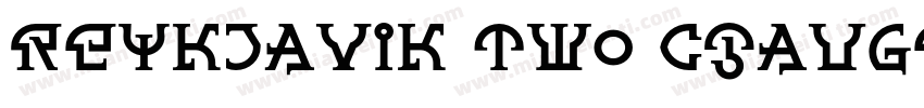 Reykjavik Two CGauge Regular字体转换